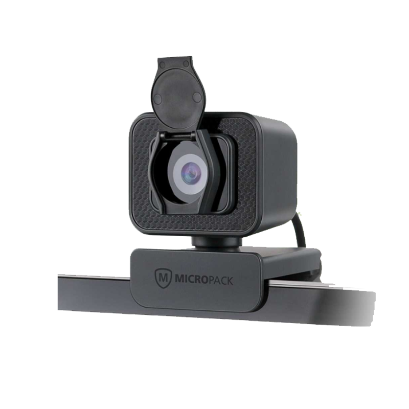 Micropack Webcam MWB-15 Pro Stream 1080p 30fps 90d FOV Mono Mic With Privacy Cover - Image 6
