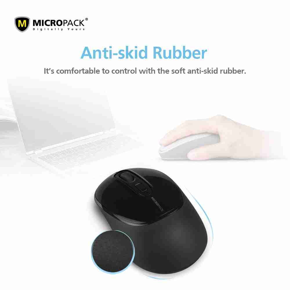 Micropack MP-746W Wireless & Bluetooth Mouse - Dual Modes Multi Device - Image 6